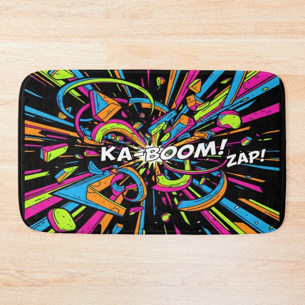 Item preview, KA-BOOM! Comic Book Pop Art Explosion - Retro Style designed and sold by Dakson Design - Fantasy Art.