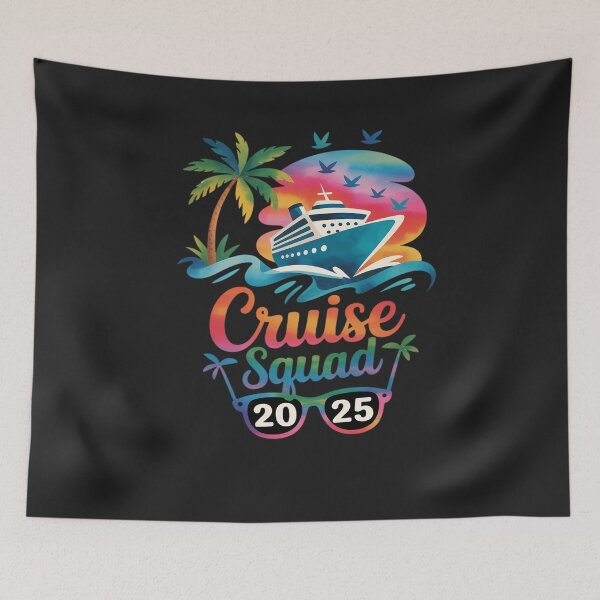 Item preview, Tie dye Cruise Squad 2023 designed and sold by Bstilablhot.