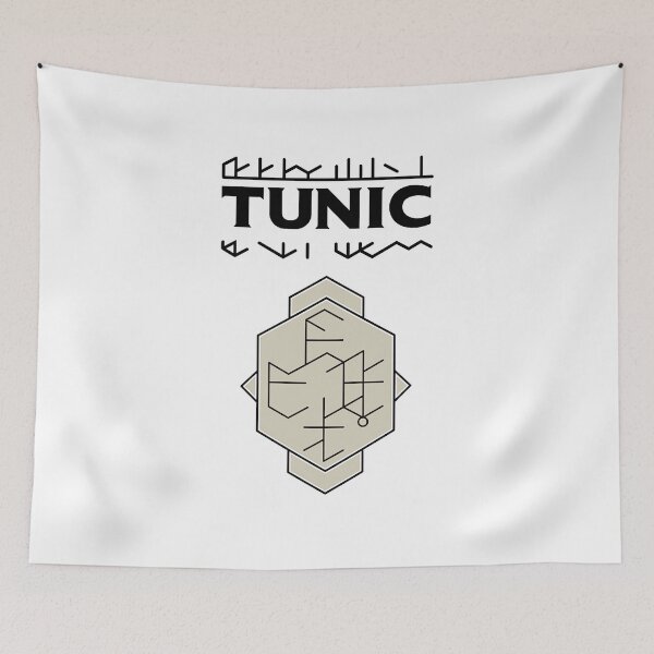 Item preview, Minimal Fox Rune Tunic Game Emblem designed and sold by richellespro.