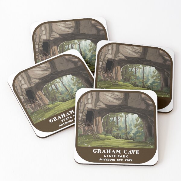 Item preview, Vintage Graham Cave State Park (Missouri State Park) designed and sold by RabbitK.