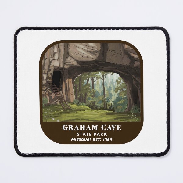Item preview, Vintage Graham Cave State Park (Missouri State Park) designed and sold by RabbitK.