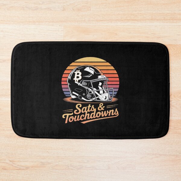 Aperçu de l'œuvre Football Power Bitcoins Gridiron Tackle Touchdown Bitcoin créée et vendue par Libbysharts.