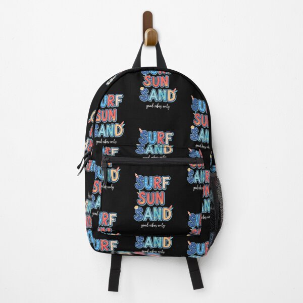 Item preview, "Surf Sun Sand" Beach Typography Art – Coastal Surf Culture Design designed and sold by Luminari Creations.