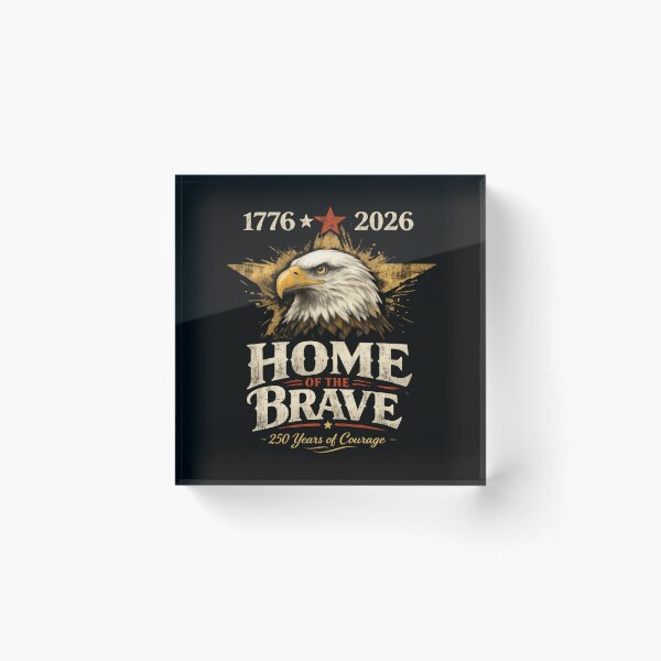 Item preview, Home of the brave 250th Anniversary Of The USA 4th Of July Historic Freedom designed and sold by Star3NowForMe.