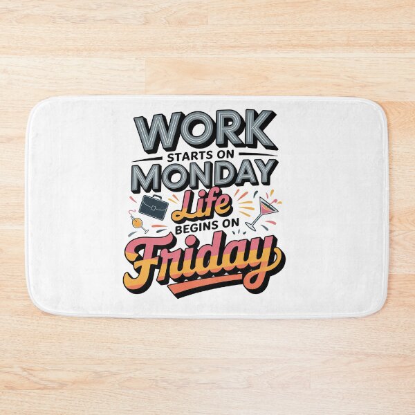 Item preview, Happy Friday Quote, Friday Inspirational Quote, Good Friday Quote designed and sold by graphic-genie.