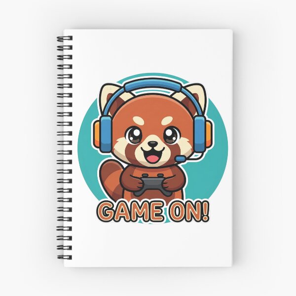 Item preview, Game On! - Cute Gamer Red Panda Mascot designed and sold by NextLevelThread.