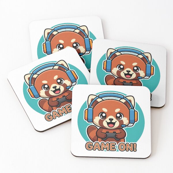 Item preview, ¡A jugar! - La simpática mascota gamer Panda Rojo designed and sold by NextLevelThread.