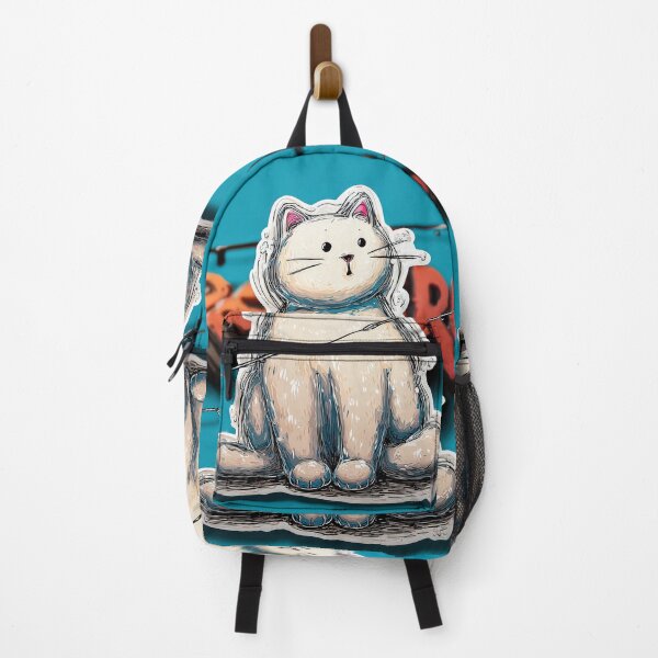 Item preview, Cute Comic Kitten with Speech Bubble Illustration designed and sold by Grafititee.
