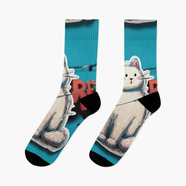 Item preview, Cute Comic Kitten with Speech Bubble Illustration designed and sold by Grafititee.