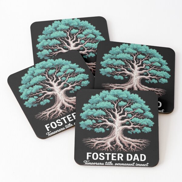 Item preview, Foster Dad Tree Temporary Title Permanent Impact designed and sold by Libbysharts.