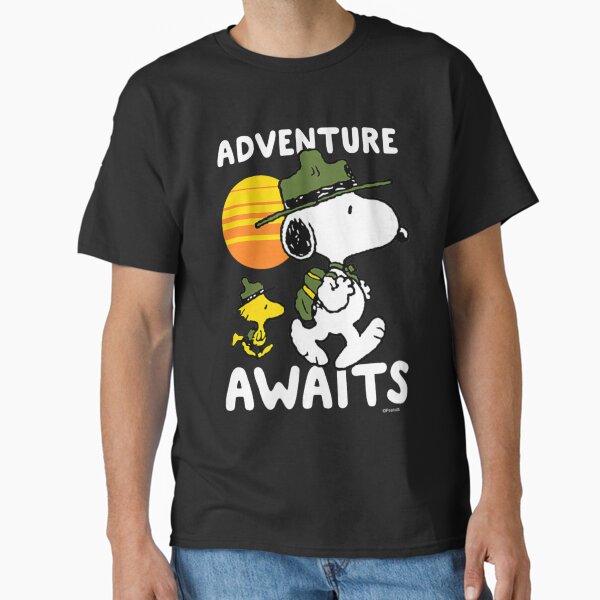 Peanuts Snoopy Adventure Awaits Classic T-Shirt