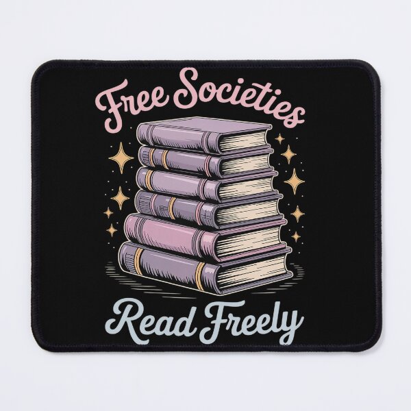 Item preview, Free Societies Read Freely Funny Book Lovers designed and sold by Libbysharts.