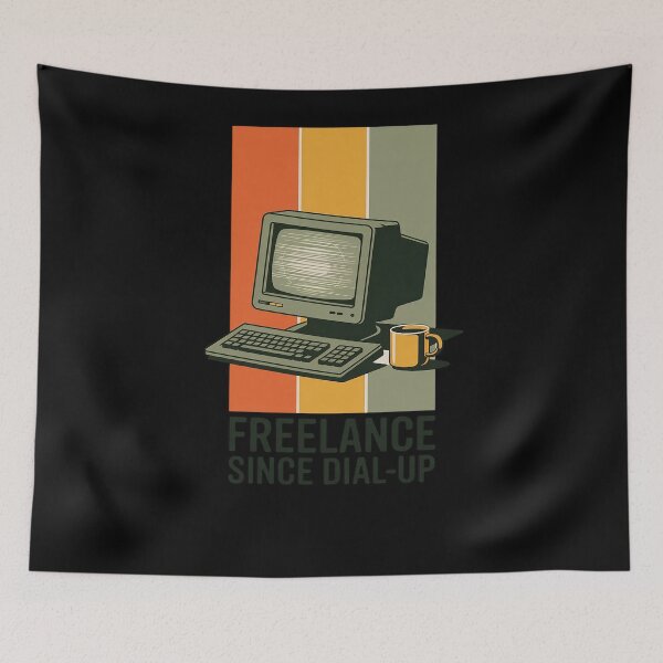 Item preview, Freelance Since Dial-Up Computer designed and sold by Libbysharts.