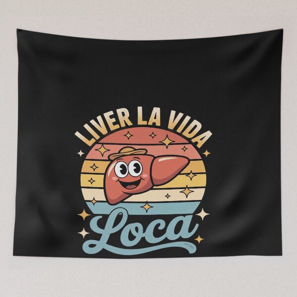 Item preview, Trasplante de hígado Vida La Loca designed and sold by katherintration.