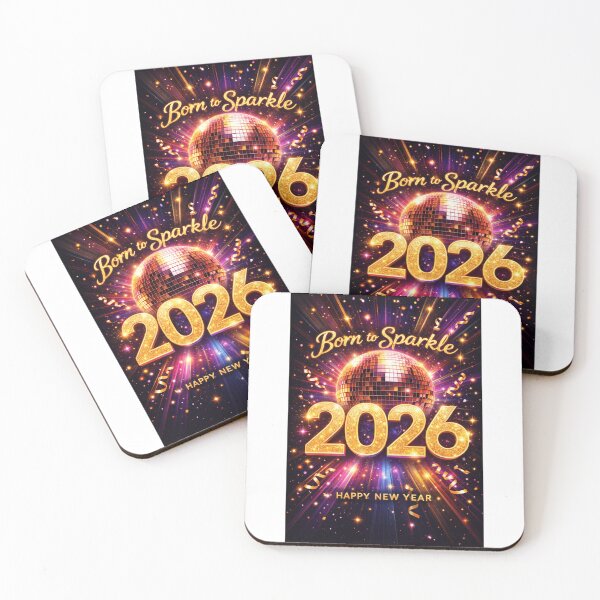 Item preview, Born to Sparkle 2026 – Disco Ball Happy New Year Glitter Party Design designed and sold by GloboStyle Design .