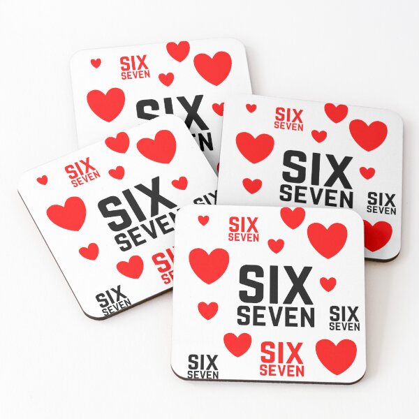 Aperçu de l'œuvre Six Seven 6 7 MEME Saint-Valentin créée et vendue par Minimalismat.