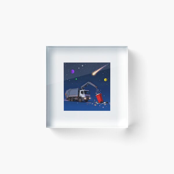 Item preview, Space Garbage Truck  designed and sold by lulu64.