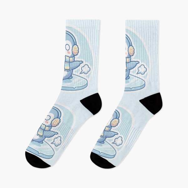 Item preview, Funny Ice Skating Penguin Sticker – Cute Kawaii Winter Animal Art – Slipping on Ice Cartoon Design designed and sold by MuseAI.
