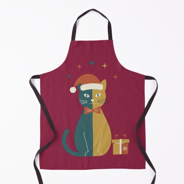 Item preview, Cute Festive Kitty Illustration designed and sold by VibeNationArt.