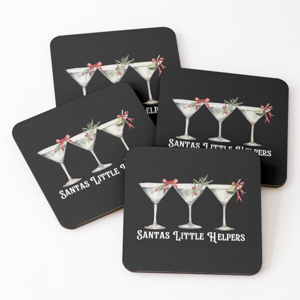 Item preview, Funny Santa's Little Helper Dirty Martini Cocktail Christmas Girly designed and sold by jakaun.