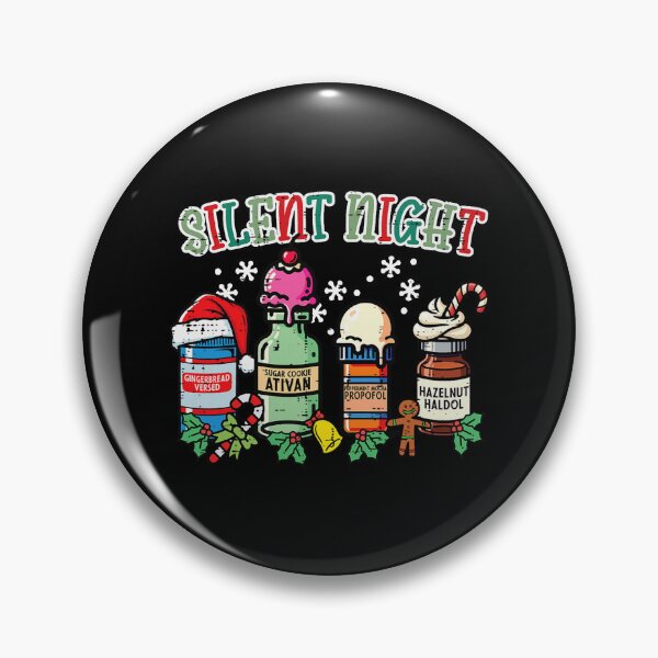 Item preview, Propofol Silent Night ICU Nurses Merry Christmas Propofol Scrub designed and sold by jakaun.