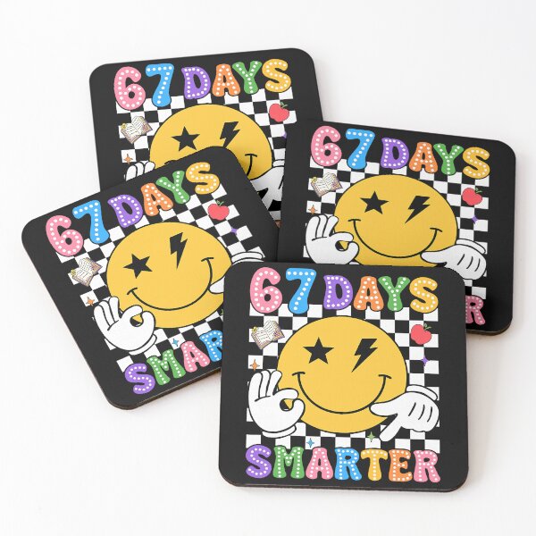 Item preview, 67 Days Smarter 67th Day of School Teacher Groovy Vibes designed and sold by jakaun.