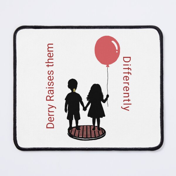 Item preview, Matty & Lilly Silhouette with Red Balloon | Welcome to Derry Inspired Horror Fanart designed and sold by Fandom Universe.