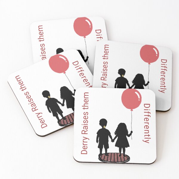 Item preview, Matty & Lilly Silhouette with Red Balloon | Welcome to Derry Inspired Horror Fanart designed and sold by Fandom Universe.