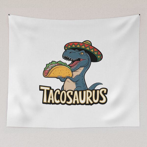 Item preview, Tacosaurus Taco Dinosaur T rex Funny Cinco de Mayo Men Women  designed and sold by repconomArt.
