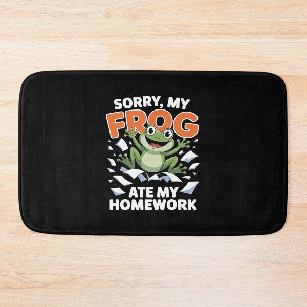 Item preview, Frog Ate My Homework Animal Joke Funny designed and sold by Libbysharts.