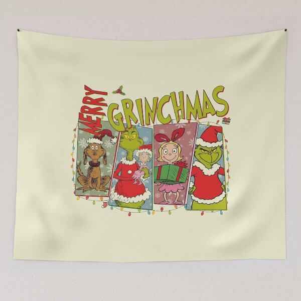 Item preview, Merry Grinchmas Funny Christmas Cartoon - Festive Holiday Parody designed and sold by Vicky021.
