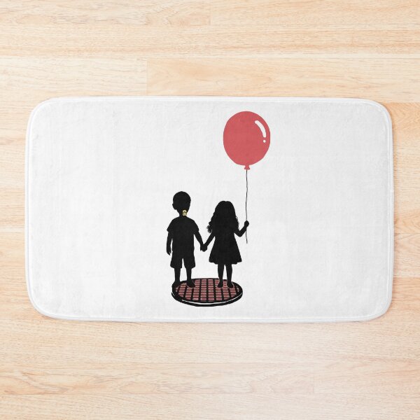 Item preview, Matty & Lilly Silhouette with Red Balloon | Welcome to Derry Inspired Horror Fanart designed and sold by Fandom Universe.