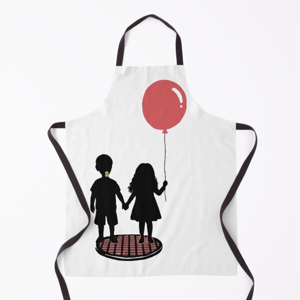 Item preview, Matty & Lilly Silhouette with Red Balloon | Welcome to Derry Inspired Horror Fanart designed and sold by Fandom Universe.