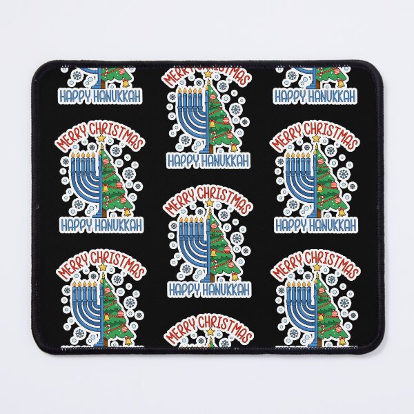 Item preview, Happy Hanukkah Merry Christmas designed and sold by WoodburyLake.