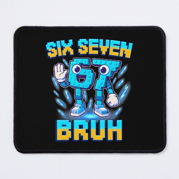 Item preview, Six Seven Bruh Italian Brainrot Funny 67 Gaming Meme designed and sold by brokgoingsa.