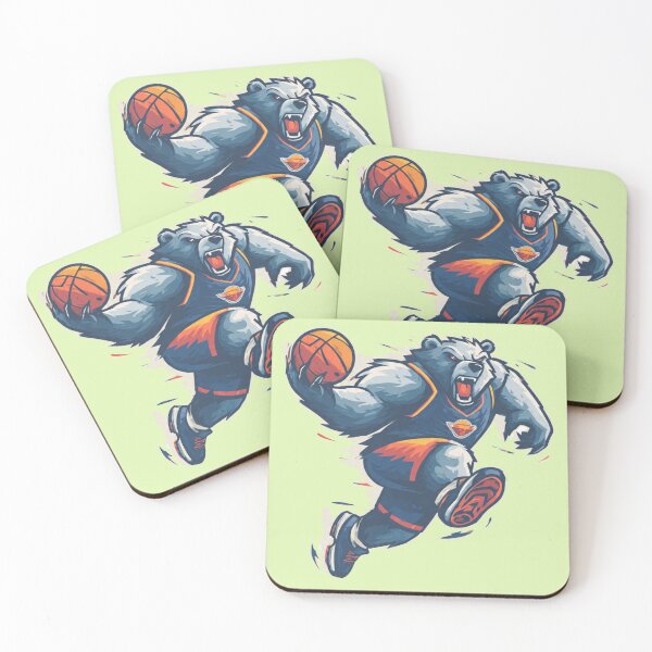 Item preview, Basket Beast – Athletic Bear Basketball Logo designed and sold by AENAcharms.