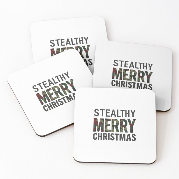 Item preview, Stealthy Merry Christmas - Funny Stealth Gamer XMas Holiday Quote Design designed and sold by SlightlyUnreal.