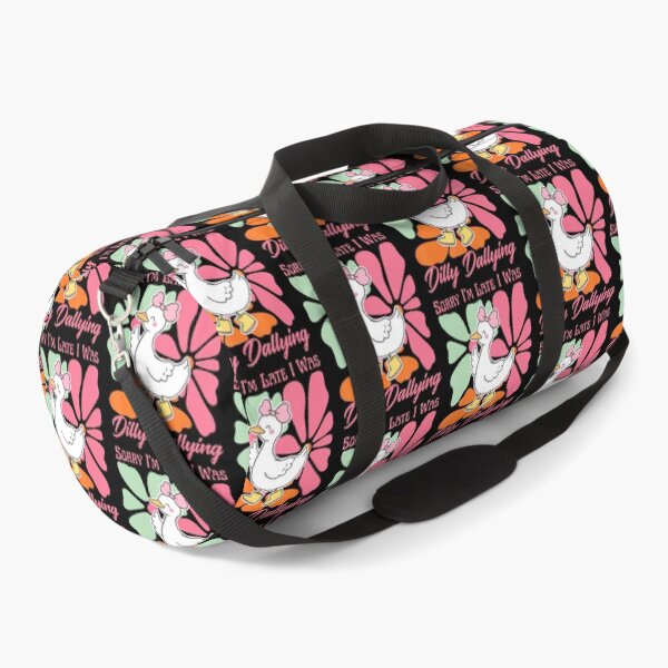 Item preview, Sorry I'M Late I Was Dilly Dallying Funny Cute Goose Floral designed and sold by malhanasbih.