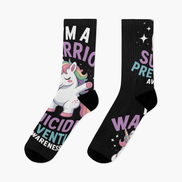 Item preview, Unicorn Warrior Suicide Awareness designed and sold by katherintration.