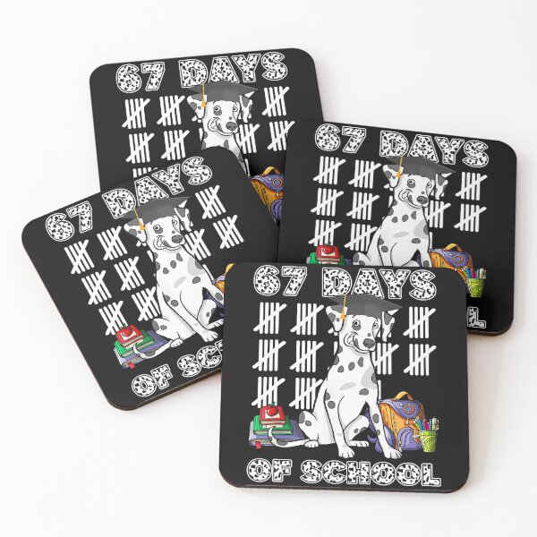 Item preview, Happy 67 Days School Cute Dalmatian Dog  67 Days Smarter designed and sold by pansak.