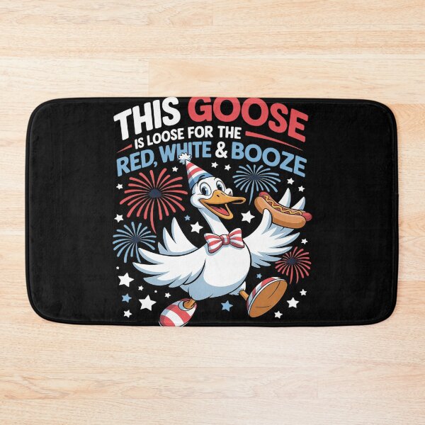 Item preview, Funny 4th of July Goose Red White Booze Patriotic Drinking designed and sold by Tatianamiobi.
