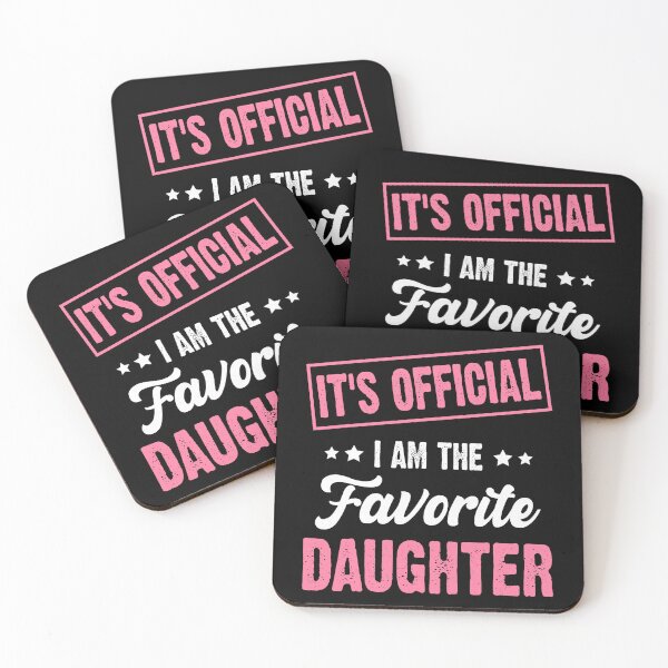 Item preview, It's Official I'm The Favorite Daughter Vintage Parent Humor designed and sold by pansak.