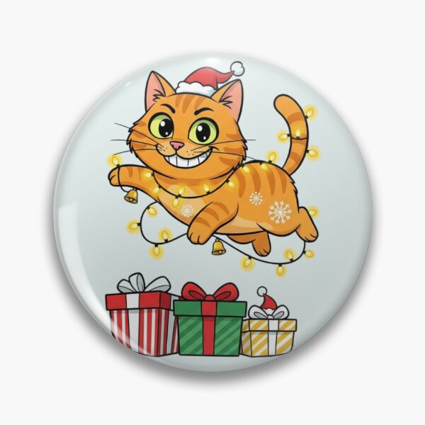 Item preview, Funny Holiday Cat Art designed and sold by VibeNationArt.