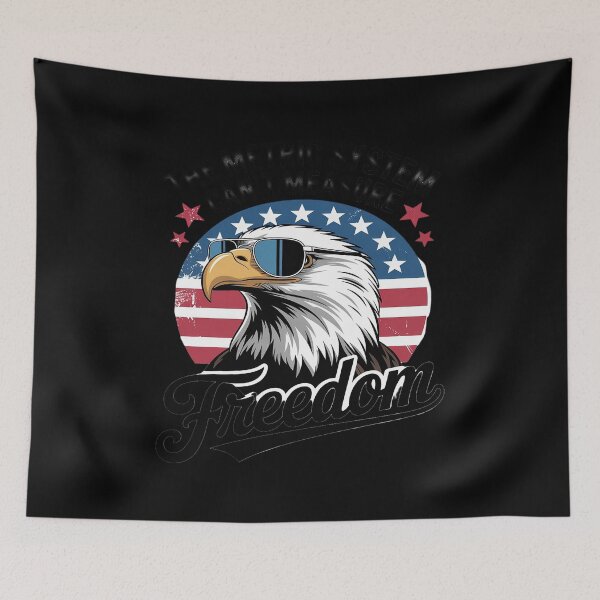 Item preview, Funny 4th of July The Metric System Can't Measure Freedom designed and sold by Tatianamiobi.