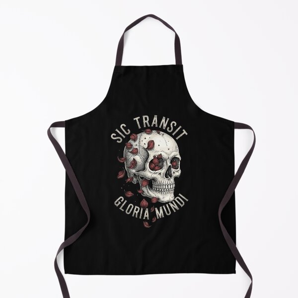 Item preview, Sic Transit Gloria Mundi Skull with Wilted Leaves designed and sold by nuel-art.