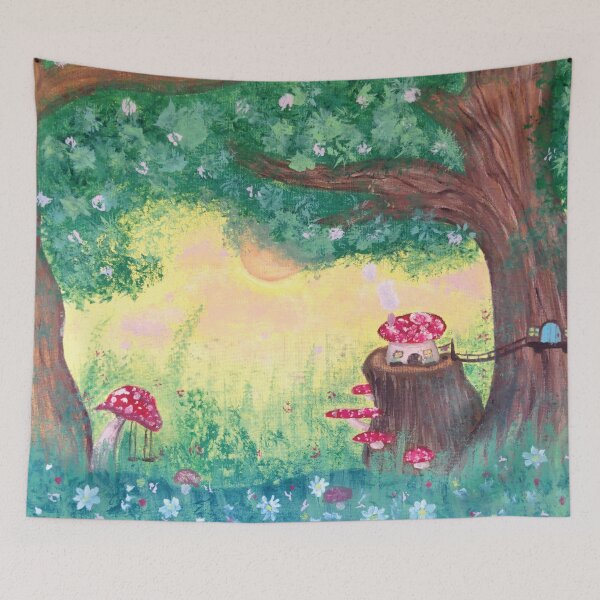 Item preview, Fair Forest painting designed and sold by the_langtry_art_logs.