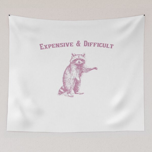 Item preview, Expensive Difficult Raccoon designed and sold by Galkinanastasia.