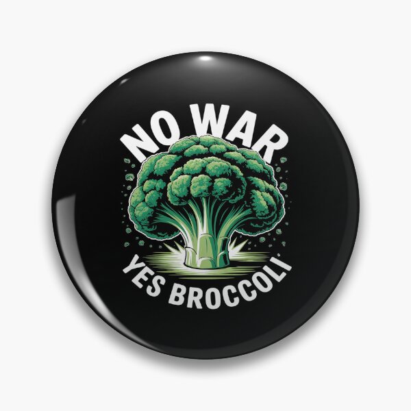 Item preview, Funny Anti War Broccoli Protest 70s designed and sold by Tatianamiobi.