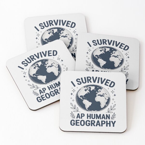 Item preview, Funny AP Test Exam I Survived AP Human Geography designed and sold by Tatianamiobi.