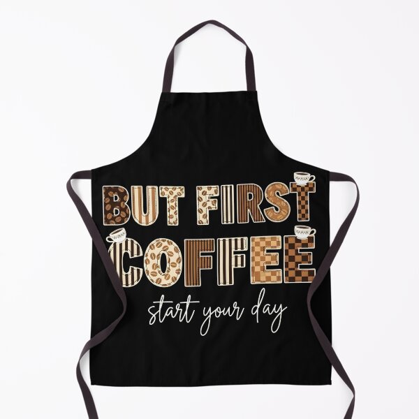Item preview, "But First Coffee" Typography Art – Coffee Lover Barista Design designed and sold by Luminari Creations.